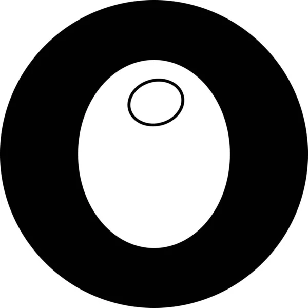 Ikona Oliwek Izolowana Abstrakcyjnym Tle — Zdjęcie stockowe