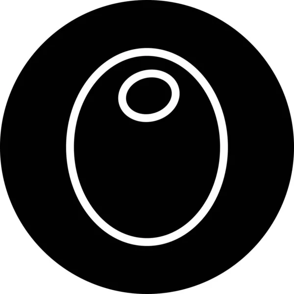 Иконка Оливы Выделенная Абстрактной Спине — стоковое фото