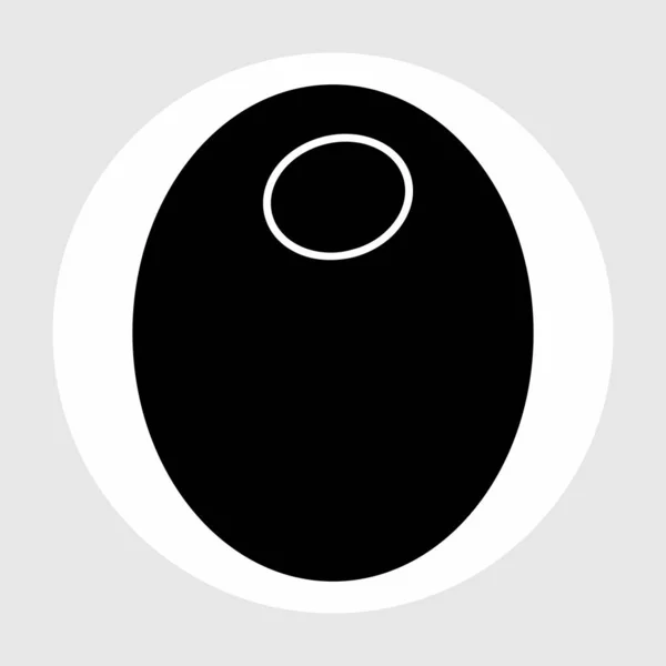 Иконка Оливы Выделенная Абстрактной Спине — стоковое фото