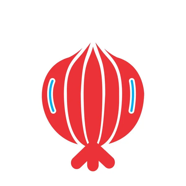 onion icon isolated on abstract backgroun