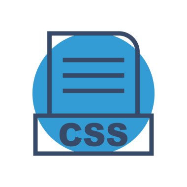  CSS dosyası soyut arkaplanda izole edildi