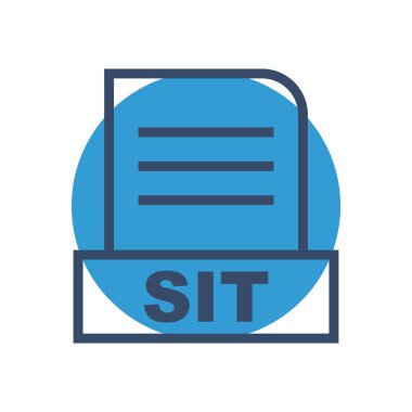 Oturum dosyası soyut arkaplanda izole edildi 