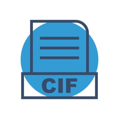 CIF dosyası soyut arkaplanda izole edildi