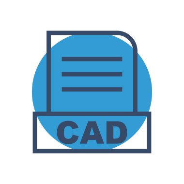 CAD dosyası soyut arkaplanda izole edildi 