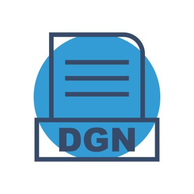 DGN dosyası soyut arkaplanda izole edildi 