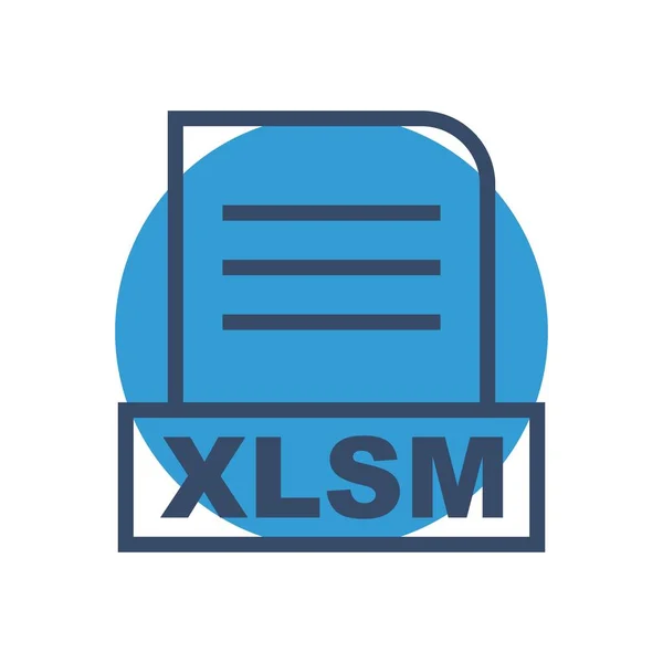 Αρχείο Xlsm Απομονωμένο Αφηρημένο Φόντο — Φωτογραφία Αρχείου
