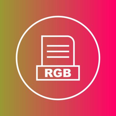 RGB dosyası soyut Arkaplanda izole edildi