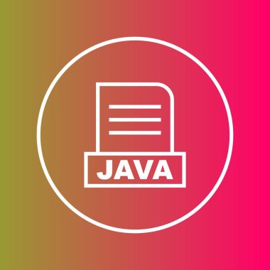 JAVA dosyası soyut arkaplanda izole edildi