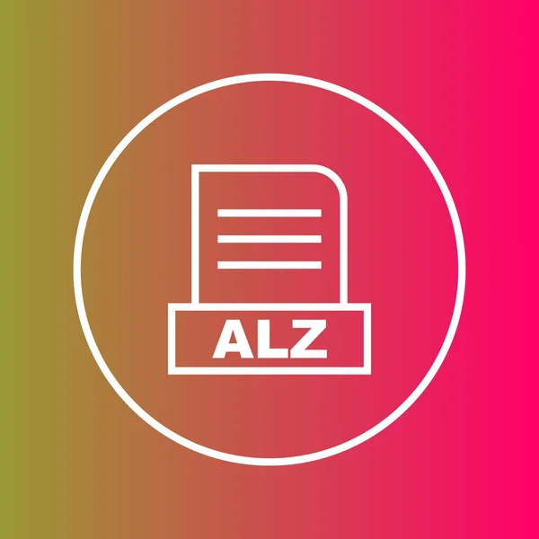 Alz Fil Isolerad Abstrakt Bakgrund — Stockfoto