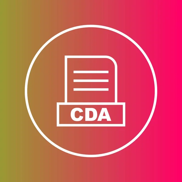 CDA dosyası soyut arkaplanda izole edildi