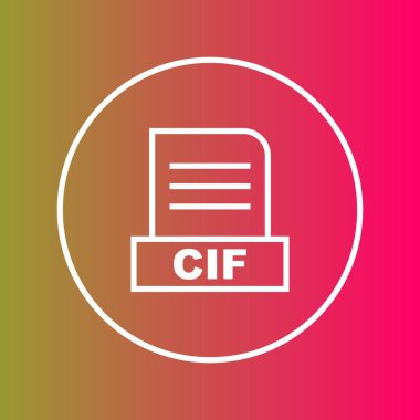 CIF dosyası soyut arkaplanda izole edildi