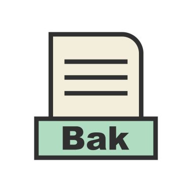 Bak dosyası soyut arkaplanda izole edildi 