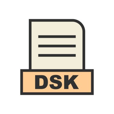 DSK dosyası soyut Arkaplanda izole edildi 