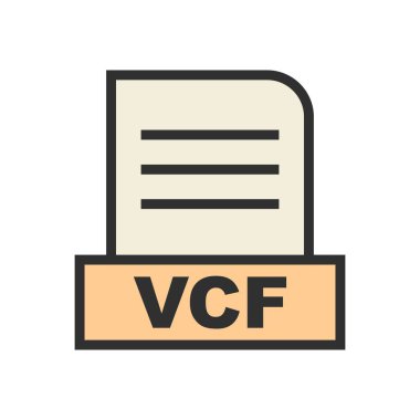 VCF dosyası soyut arkaplanda izole edildi