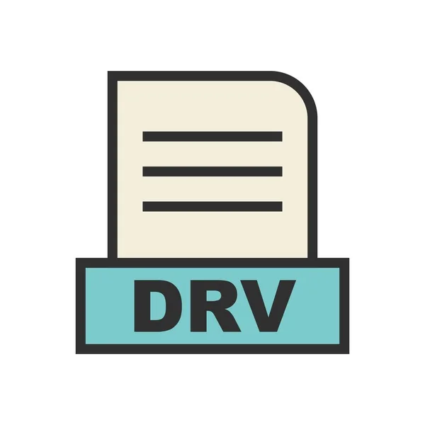 Drv File Isolated Abstract Background — Stock Photo, Image