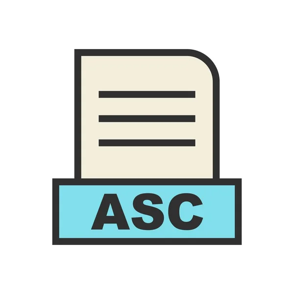 ASC dosyası soyut arkaplanda izole edildi