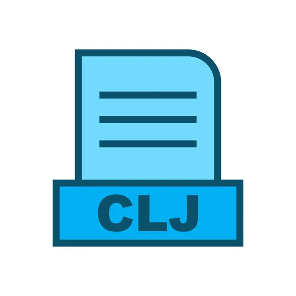  CLJ dosyası soyut arkaplanda izole edildi