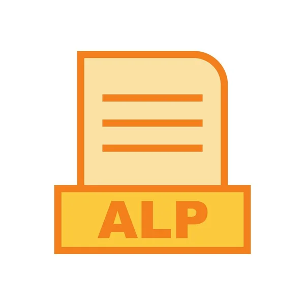 ALP dosyası soyut Arkaplanda izole edildi 