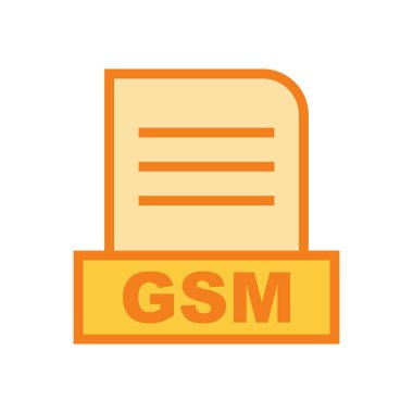 Soyut Arkaplanda GSM dosyası izole edildi