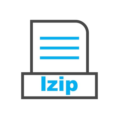 Izip dosyası soyut arkaplanda izole edildi