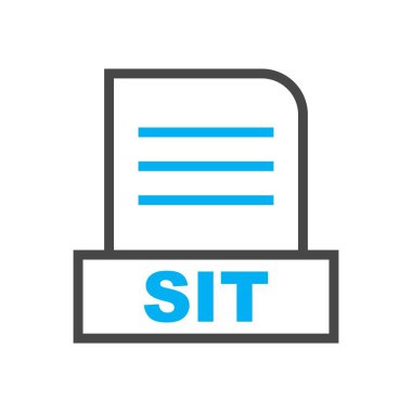 Oturum dosyası soyut arkaplanda izole edildi 