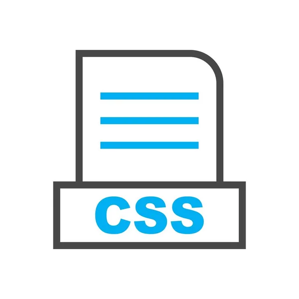 Css Bestand Geïsoleerd Abstracte Achtergrond — Stockfoto