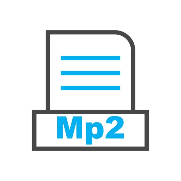  MP2 dosyası soyut arkaplanda izole edildi