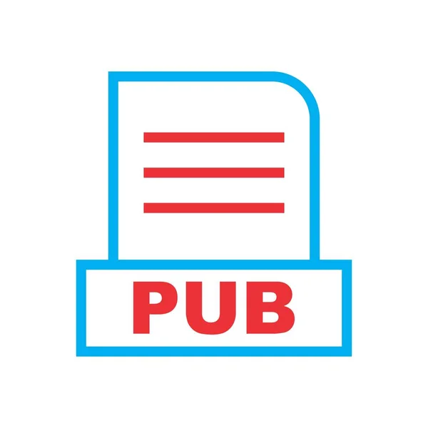 Pub File Isolated Abstract Background — Stock Photo, Image