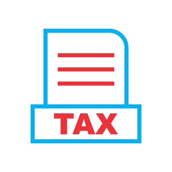 Arquivo Tax Isolado Fundo Abstrato — Fotografia de Stock