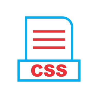  CSS dosyası soyut arkaplanda izole edildi