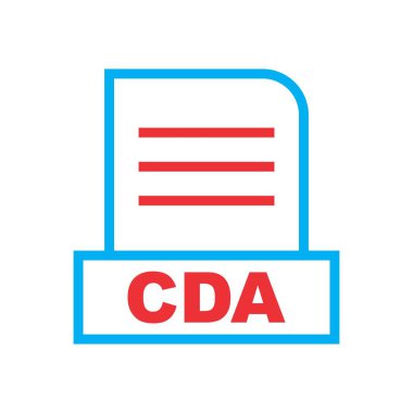 CDA dosyası soyut arkaplanda izole edildi