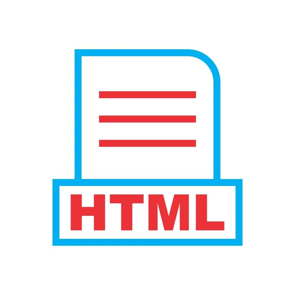 Html Файл Ізольовано Абстрактному Тлі — стокове фото