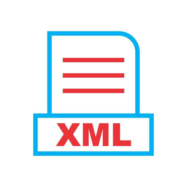 File Xml Isolato Sfondo Astratto — Foto Stock