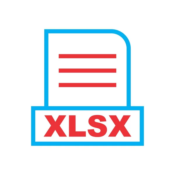 Xlsx 파일을 추상적 배경에 — 스톡 사진