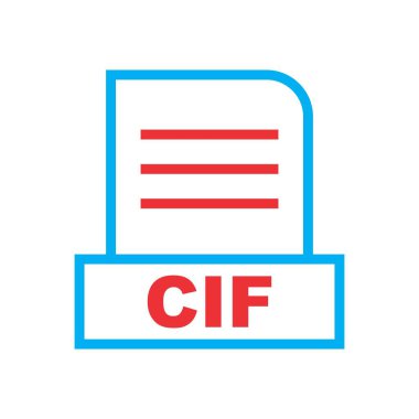 CIF dosyası soyut arkaplanda izole edildi