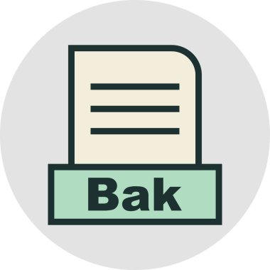 Bak dosyası soyut arkaplanda izole edildi 