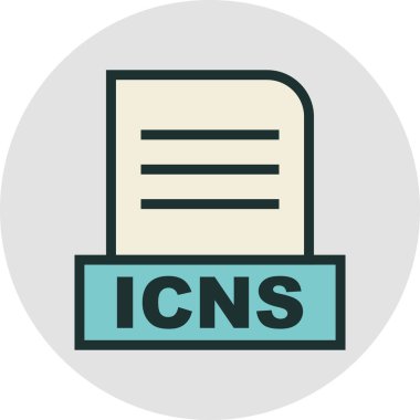  ICNS dosyası soyut arkaplanda izole edildi