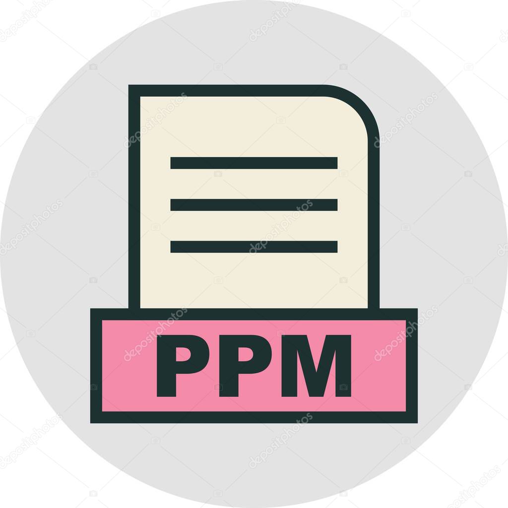  PPM file Isolated On Abstract Background 