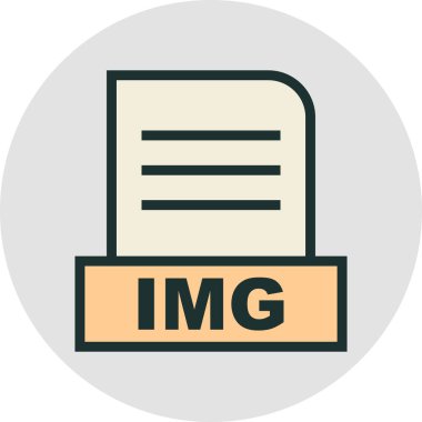 IMG dosyası soyut arkaplanda izole edildi