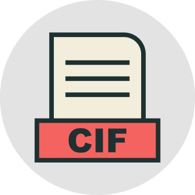 CIF dosyası soyut arkaplanda izole edildi