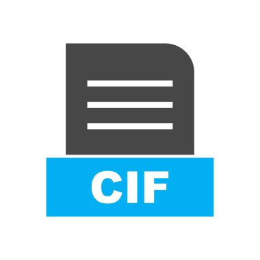 CIF dosyası soyut arkaplanda izole edildi