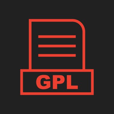 Soyut Arkaplanda GPL dosyası izole edildi