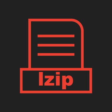 Izip dosyası soyut arkaplanda izole edildi