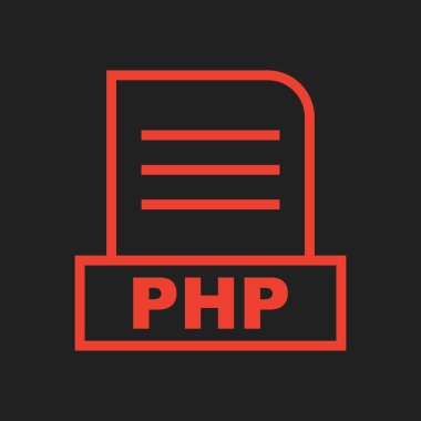 PHP dosyası soyut arkaplanda izole edildi 