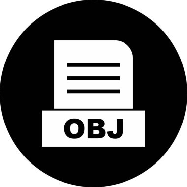 OBJ dosyası soyut arkaplanda izole edildi