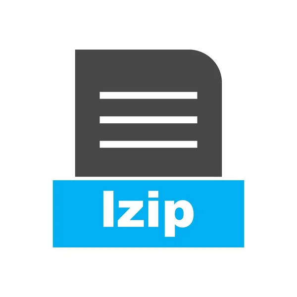 Archivo Lzip Aislado Fondo Abstracto — Foto de Stock