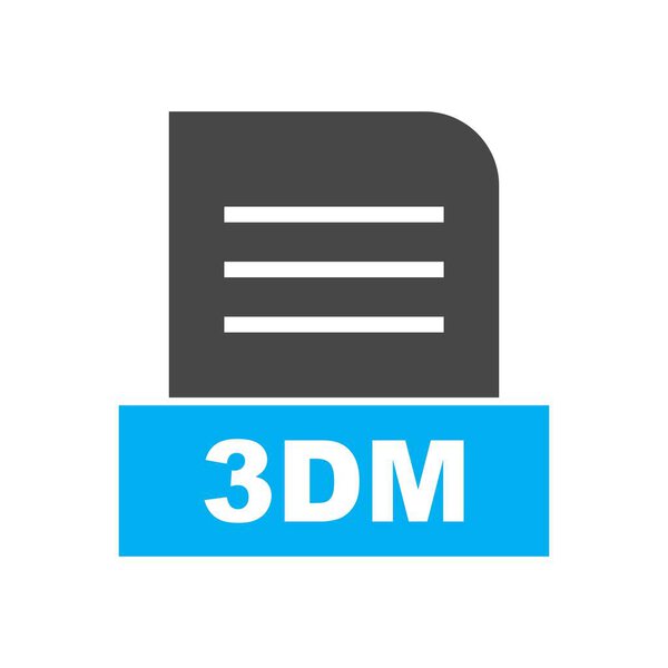 3DM file Isolated On Abstract Background
