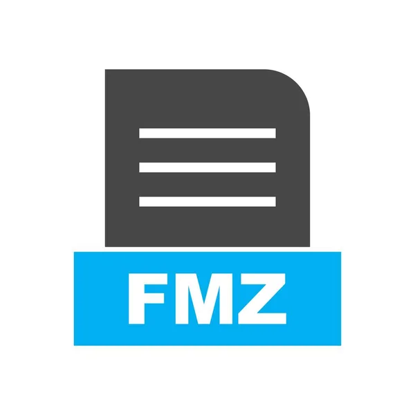 Fmz文件在抽象背景下隔离 — 图库照片