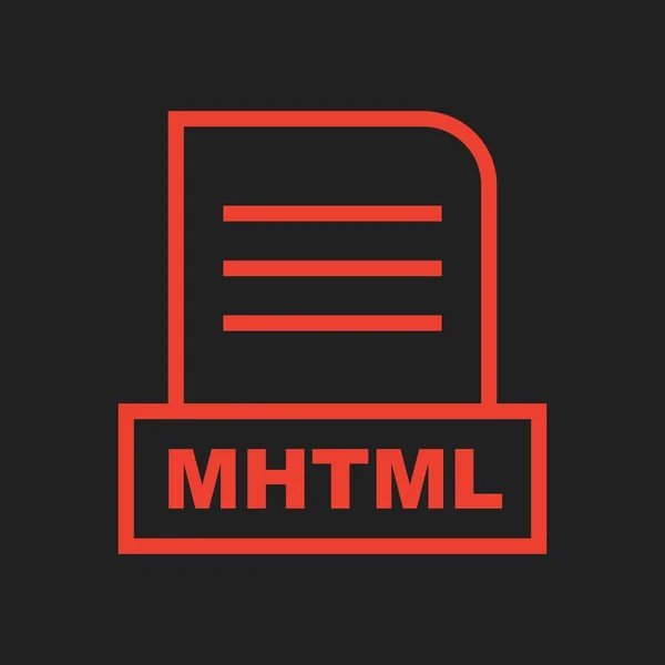 抽象背景下的Mhtml文件隔离 — 图库照片