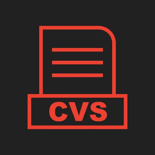 Cvs File Isolated Abstract Background — Stock Photo, Image